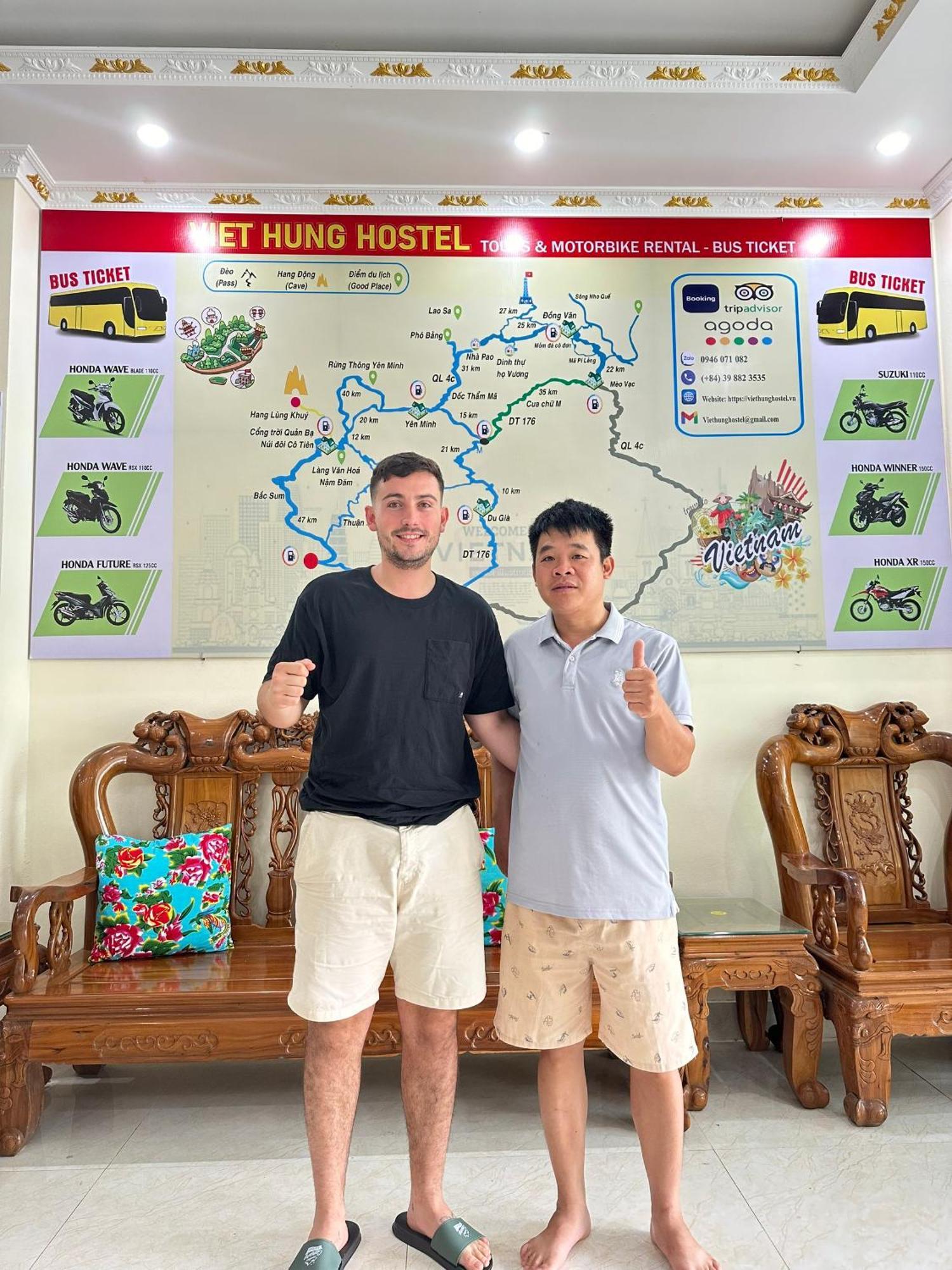 Viethung Hostel-Motorbikes For Rental - Tour Lang Lap Exterior foto